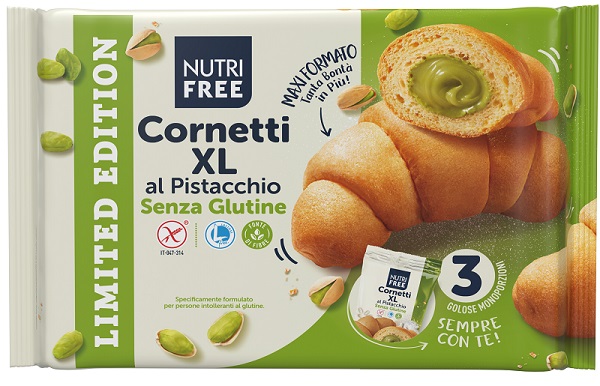 NUTRIFREE CORNETTI XL PISTACCHIO 3 PEZZI - farmascienza.it