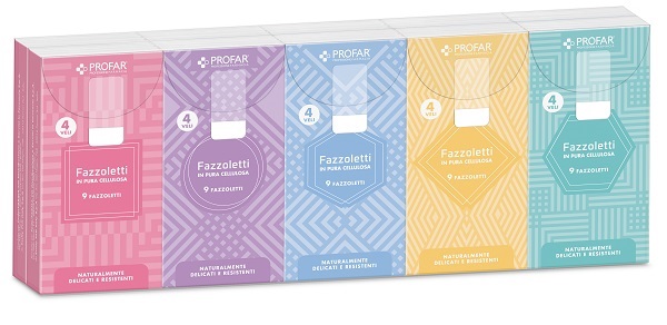 PROFAR FAZZOLETTI 10X9 CM 4 VELI 10 PACCHETTI - farmascienza.it
