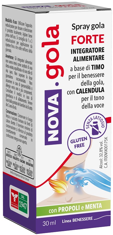 NOVA GOLA SPRAY FORTE 30 ML - farmascienza.it