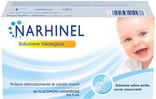 SOLUZIONE FISIOLOGICA PER ASPIRATORE NASALE NARHINEL 60 FLACONCINI DA 5 ML - farmascienza.it