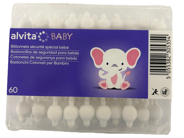 ALVITA BABY BASTONCINI COTONATI 60 PEZZI - farmascienza.it