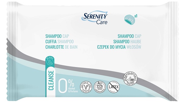 SERENITY CARE CUFFIA SHAMPOO CAPELLI ADATTA A PERSONE CON RIDOTTA MOBILITA' - farmascienza.it