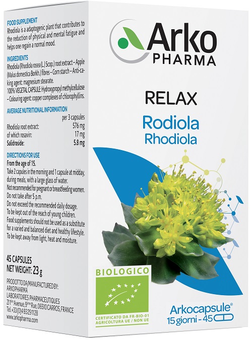 ARKOCAPSULE RODIOLA BIO 45 CAPSULE - farmascienza.it