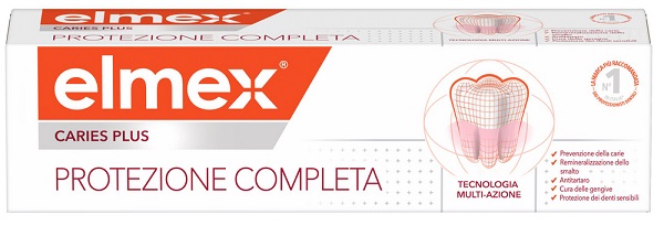 ELMEX DENTIFRICIO CARIES PLUS PROTEZIONE COMPLETA 75 ML - farmascienza.it