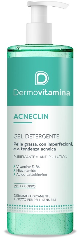 DERMOVITAMINA ACNECLIN GEL DETERGENTE 400 ML - farmascienza.it
