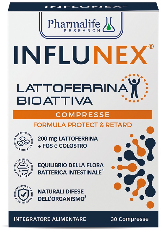 INFLUNEX LATTOFERRINA BIOATTIVA 30 COMPRESSE - farmascienza.it