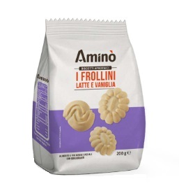 AMINO' I FROLLINI LATTE E VANIGLIA 200 G - farmascienza.it