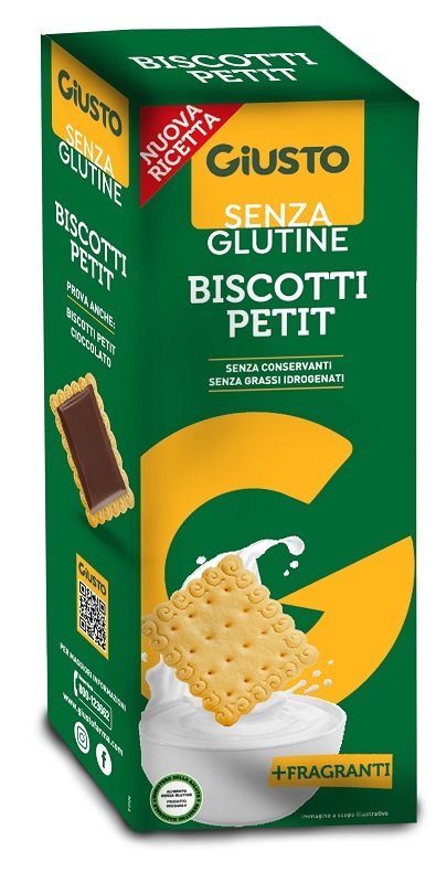 GIUSTO SENZA GLUTINE BISCOTTI PETIT 175 G - farmascienza.it