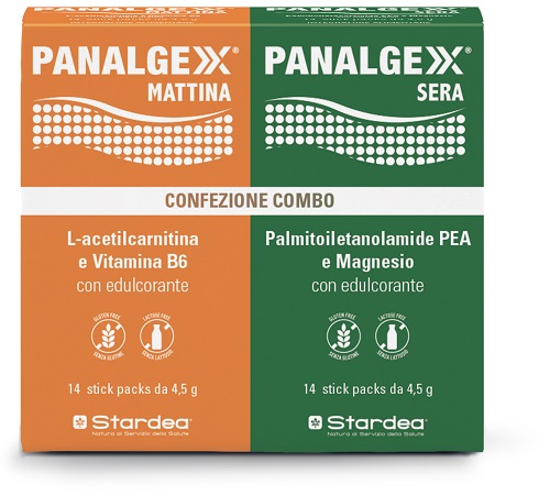 PANALGEXX MATTINA 14 STICKPACK + PANALGEXX SERA 14 STICKPACK CONFEZIONE COMBO - farmascienza.it