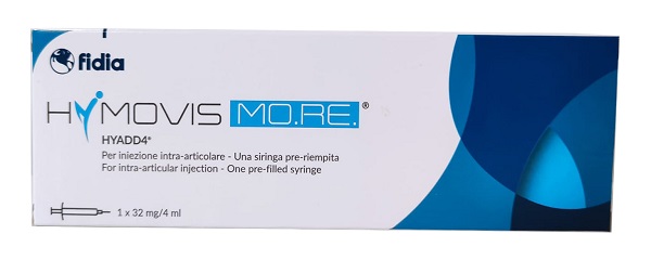 SIRINGA INTRA-ARTICOLARE PRERIEMPITA HYMOVIS MO RE HYADD4 ESADECILLAMIDE ACIDO IALURONICO 32MG/4ML 4 ML - farmascienza.it
