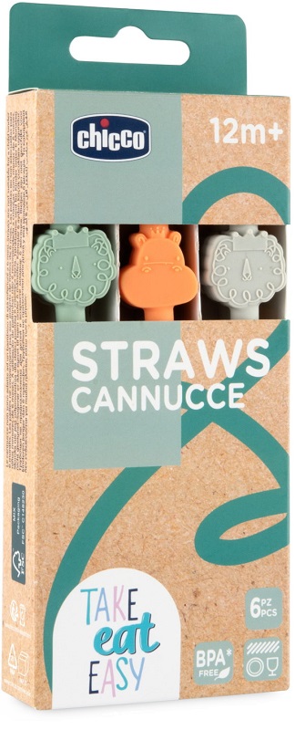 CHICCO CANNUCCE SILICONE 12 MESI+ - farmascienza.it