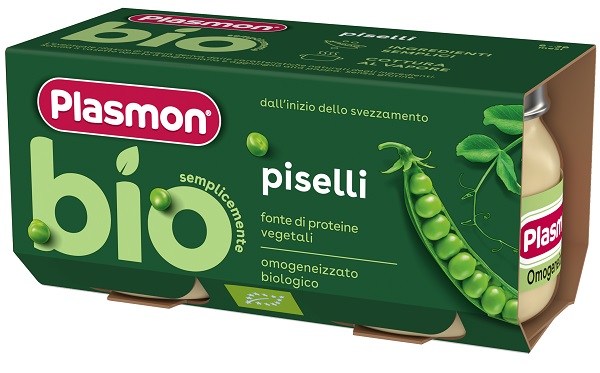 PLASMON BIO OMOGENEIZZATO PISELLI 2 PEZZI - farmascienza.it