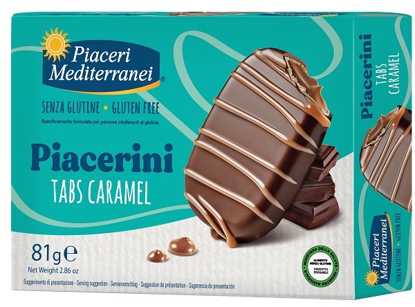 PIACERI MEDITERRANEI PIACERINI TABS CARAMEL 81 G - farmascienza.it