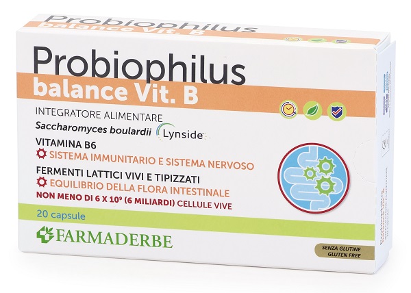 PROBIOPHILUS BALANCE VIT B 20 CAPSULE - farmascienza.it