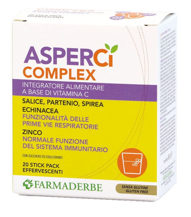 ASPER CI COMPLEX 20 STICK PACK EFFERVESCENTI 4,4 G - farmascienza.it