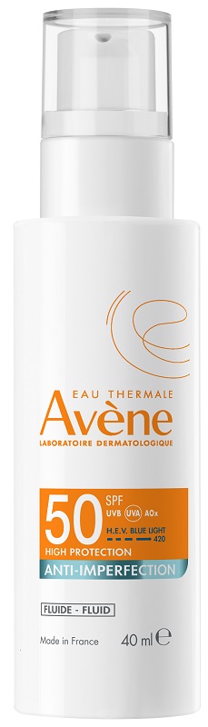 EAU THERMALE AVENE SOLARE FLUIDO ANTI-IMPERFEZIONI SPF50 40 ML - farmascienza.it