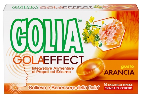GOLIA GOLA EFFECT ARANCIA 16 CARAMELLE RIPIENE - farmascienza.it