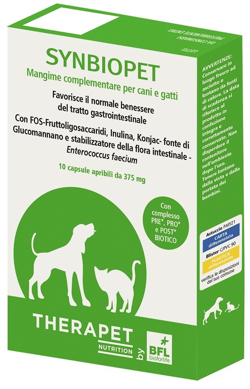 SYNBIOPET THERAPET 10 CAPSULE - farmascienza.it