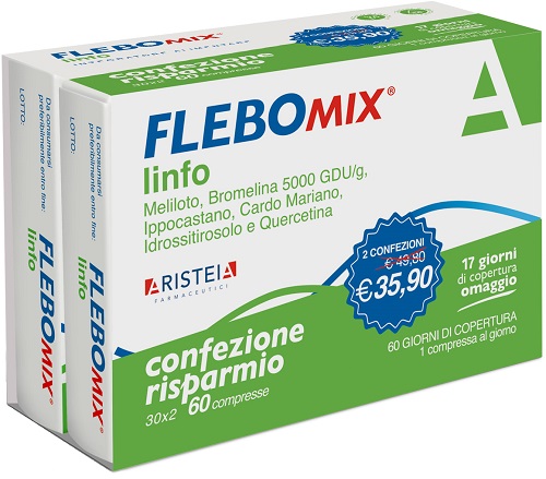 FLEBOMIX LINFO BIPACK 30 + 30 COMPRESSE - farmascienza.it