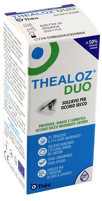 THEALOZ DUO SOLUZIONE OFTALMICA FLACONE 15 ML - farmascienza.it
