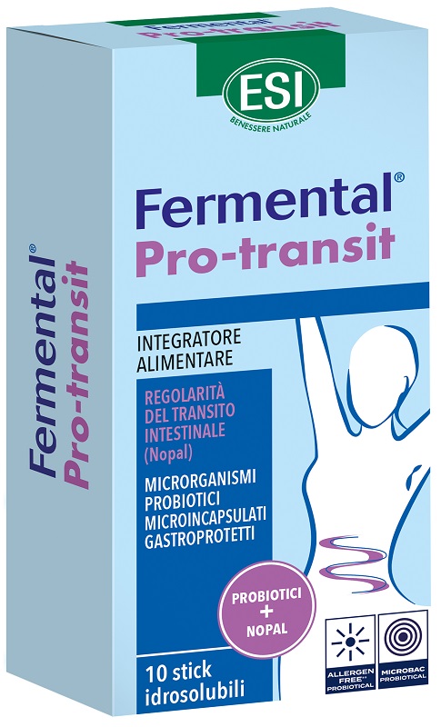 ESI FERMENTAL PRO TRANSIT 10 STICK IDROSOLUBILI - farmascienza.it