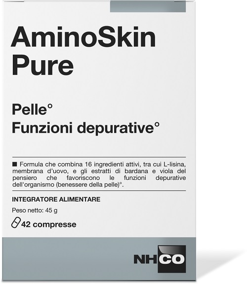 NHCO AMINOSKIN PURE 42 COMPRESSE - farmascienza.it