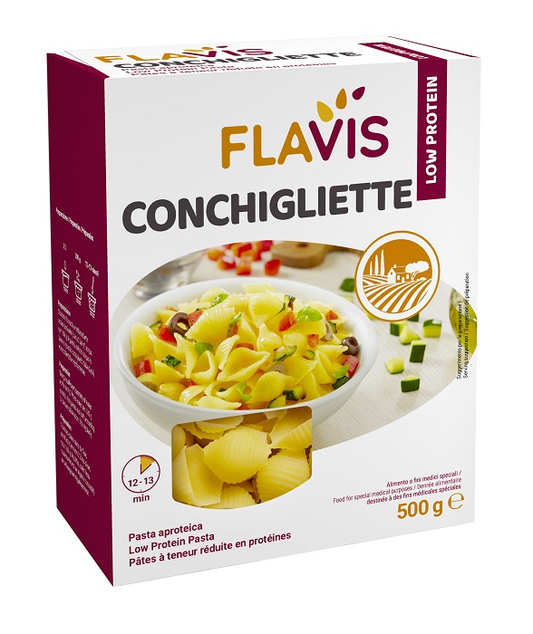 FLAVIS CONCHIGLIETTE APROTEICHE 500 G - farmascienza.it