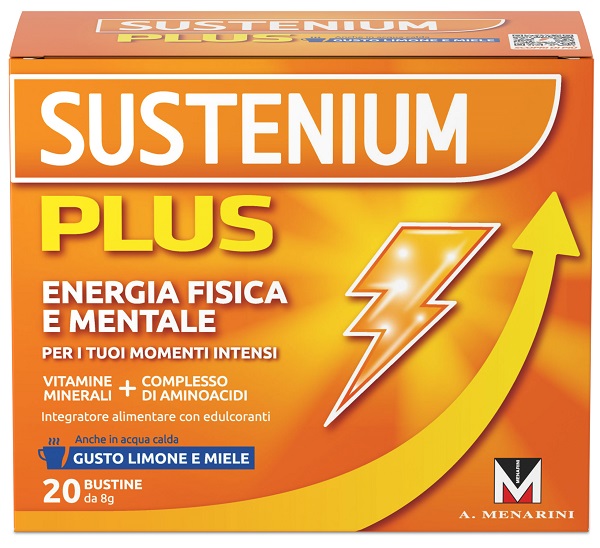 SUSTENIUM PLUS LIMONE E MIELE 20 BUSTINE DA 8 G - farmascienza.it
