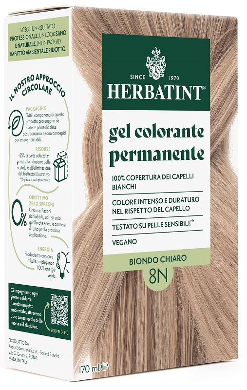 HERBATINT 8N BIONDO CHIARO 170 ML - farmascienza.it