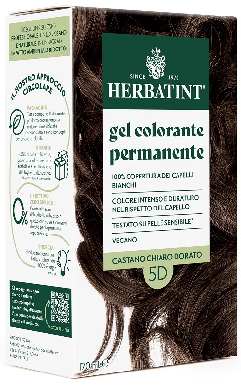 HERBATINT 5D CASTANO CHIARO DORATO 170 ML - farmascienza.it