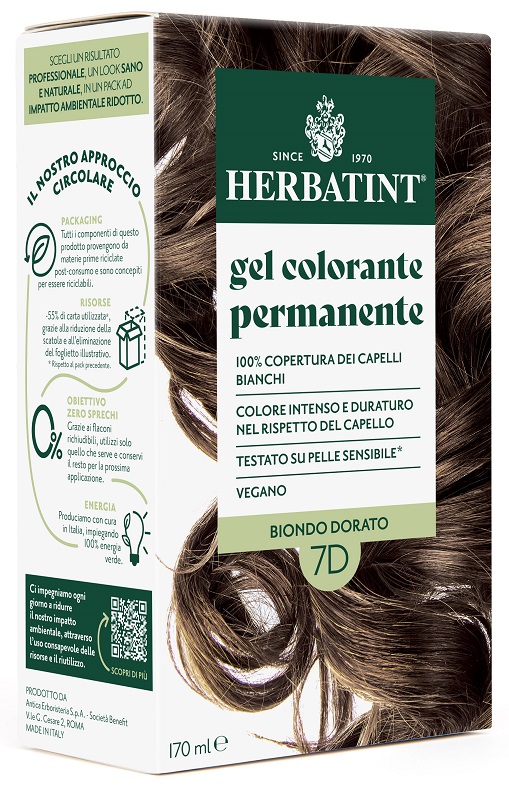 HERBATINT 7D BIONDO DORATO 170 ML - farmascienza.it