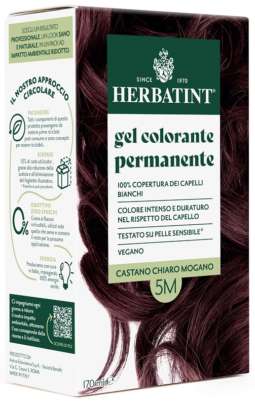 HERBATINT 5M CASTANO CHIARO MOGANO 170 ML - farmascienza.it