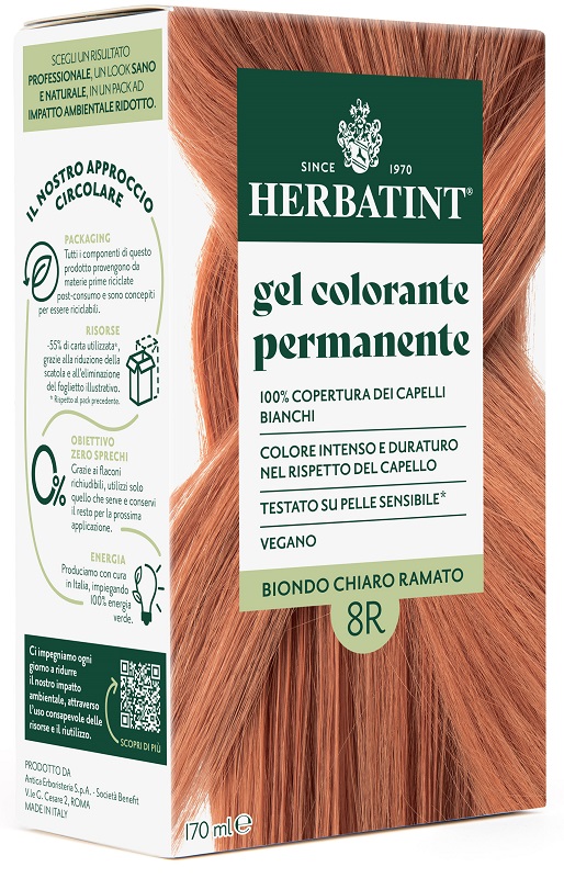 HERBATINT 8R BIONDO CHIARO RAMATO 170 ML - farmascienza.it