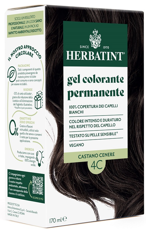 HERBATINT 4C CASTANO CENERE 170 ML - farmascienza.it