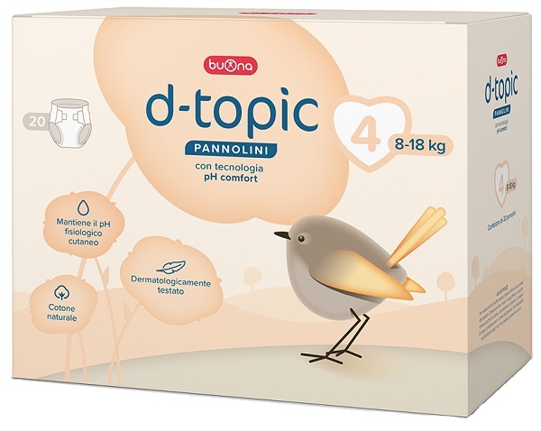 D-TOPIC PANNOLINI TAGLIA 4 20 PEZZI - farmascienza.it