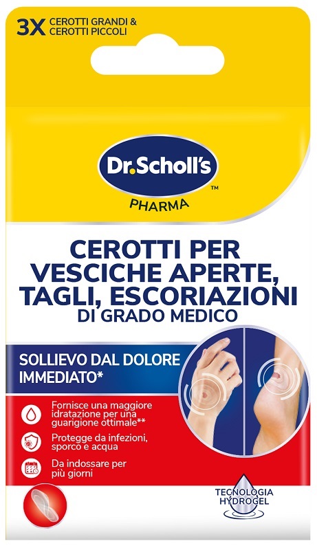 CEROTTI SCHOLL VESCICHE TAGLIE ESCORIAZIONI 6 PEZZI - farmascienza.it