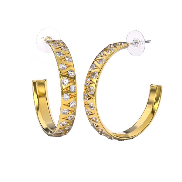 BJT358 ORECCHINO LORIN GOLD PLATED - farmascienza.it