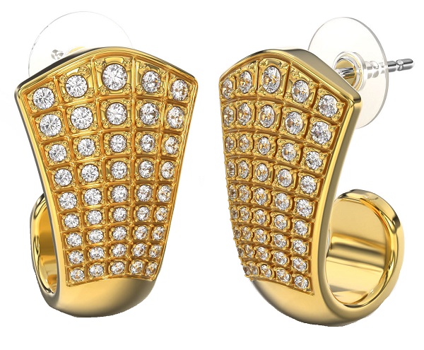 BJT360 ORECCHINO ALARIC GOLD PLATED - farmascienza.it