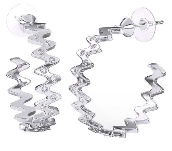 BJT370 ORECCHINO SARIEL STAINLESS STEEL - farmascienza.it