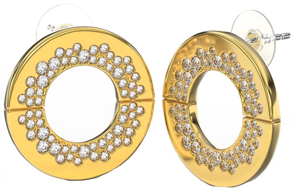 BJT371 ORECCHINO THALINDRA GOLD PLATED - farmascienza.it