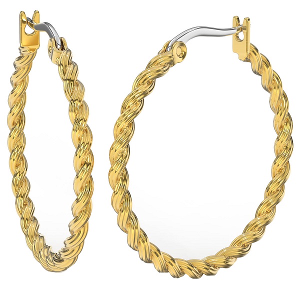 BJT379 ORECCHINO ELDARA GOLD PLATED - farmascienza.it