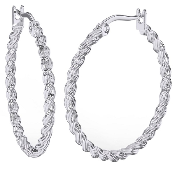 BJT380 ORECCHINO ELDARA STAINLESS STEEL - farmascienza.it