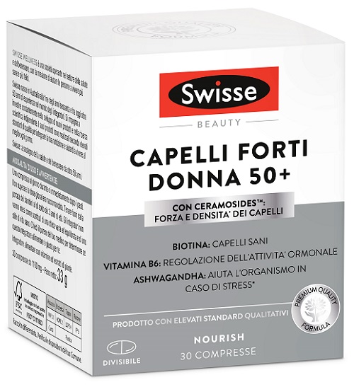 SWISSE CAPELLI FORTI DONNA 50+ 30 COMPRESSE - farmascienza.it