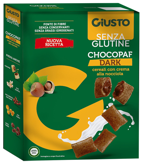 GIUSTO SENZA GLUTINE CHOCOPAF DARK 250 G - farmascienza.it