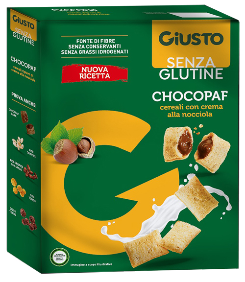 GIUSTO SENZA GLUTINE CHOCOPAF 250 G - farmascienza.it