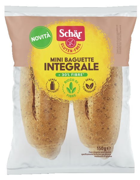 SCHAR MINI BAGUETTE INTEGRALE 4 PEZZI X 37,5 G - farmascienza.it