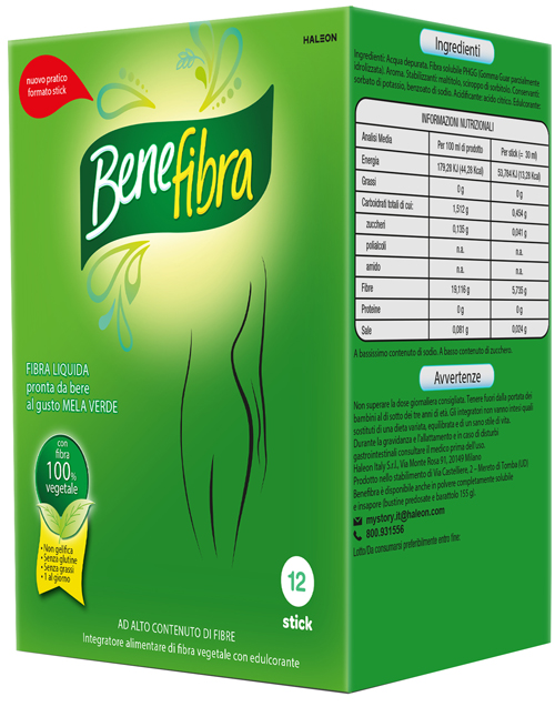 BENEFIBRA LIQUIDA 12 STICK DA 30 ML - farmascienza.it
