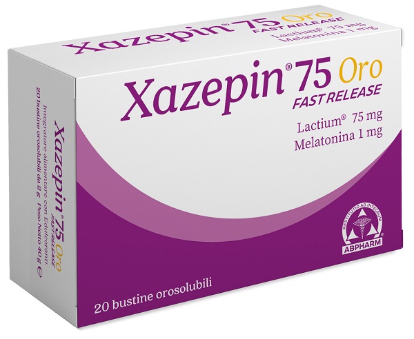 XAZEPIN 75 ORO FAST RELEASE 20 BUSTINE - farmascienza.it