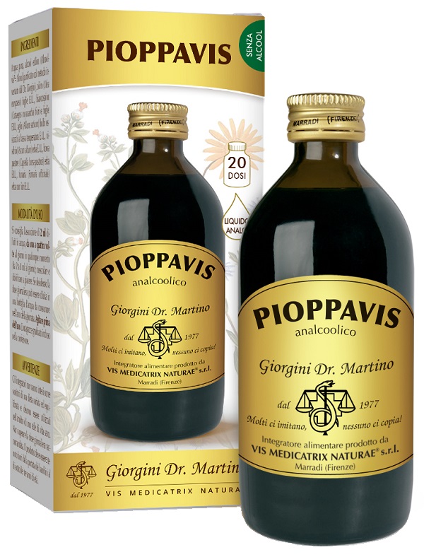 PIOPPAVIS LIQUIDO ANALCOOLICO 200 ML - farmascienza.it