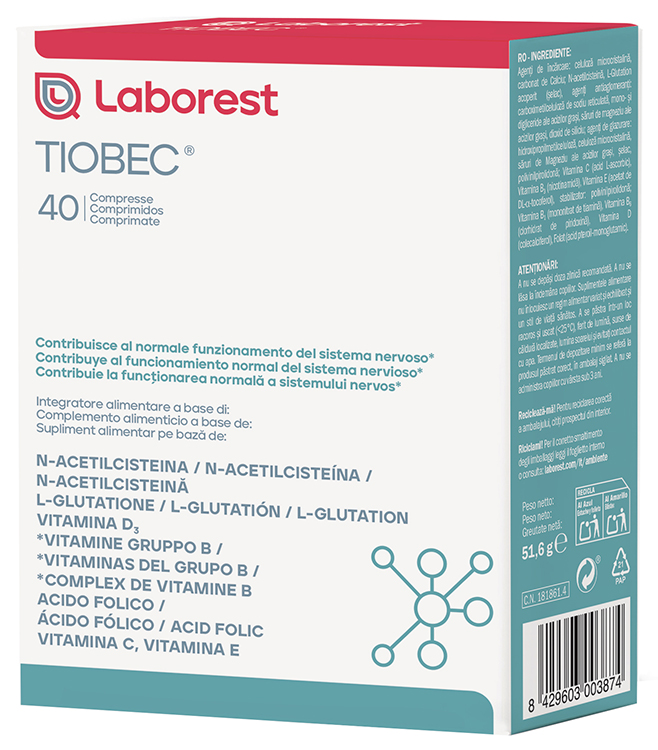 TIOBEC 40 COMPRESSE NUOVA FORMULAZIONE SENZA GLUTINE SENZA LATTOSIO - farmascienza.it